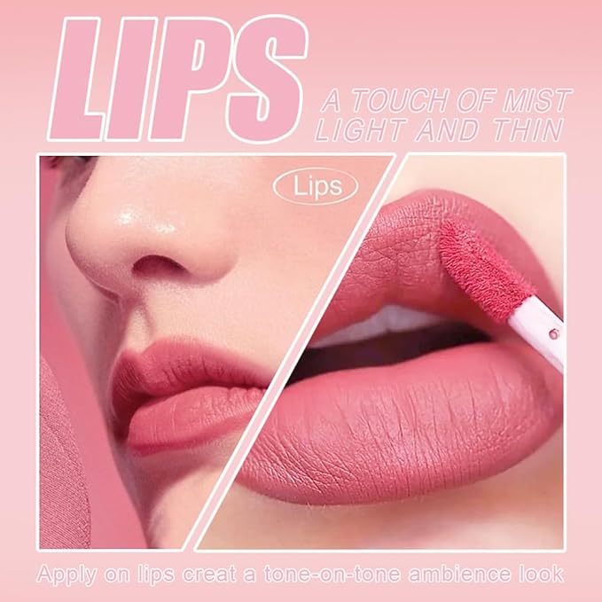 AMY'S DIARY Matte Plum Liquid Lipstick 3Pcs Sets,24-hour Lipstick Dark Deep Maroon Purple Brown Plum Red Lip Stain 24 Smudge Waterproof for Women (B#)