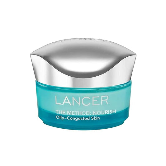 Lancer Skincare The Method: Nourish Women’s Anti-Aging Moisturizer with Hyaluronic Acid, Daily Face Moisturizer, Oily or Congested Skin