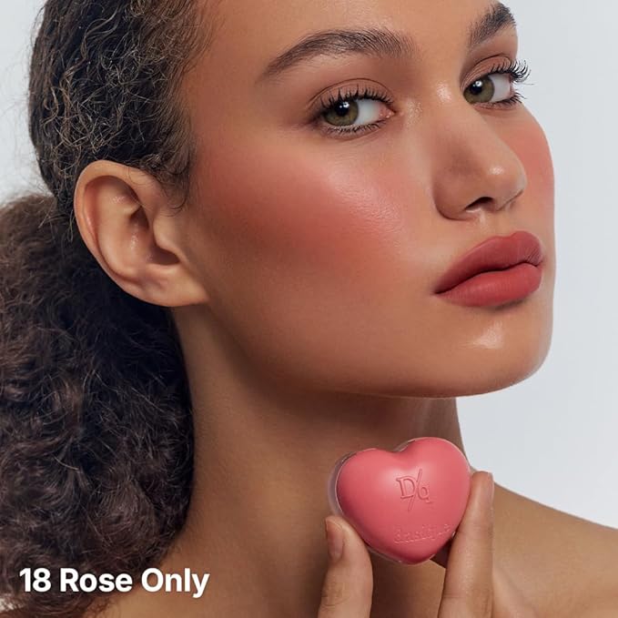 Dasique Souffle Color Pot Special Set #09 Haze Rosy- 0.22 Ounce Makeup Blush, Buildable, Built-In Mini Brush, Multi-Use For Cheek and Lip