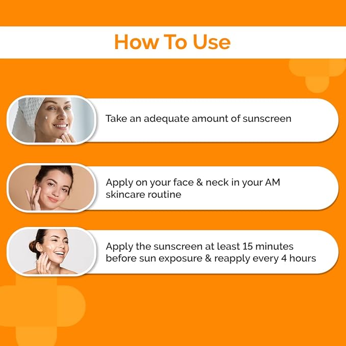 1% Hyaluronic Sunscreen SPF 50 Aqua Gel, PA++++, Lightweight, No white-cast for Broad Spectrum & Blue Light Protection for Oily, Dry, Acne-prone Skin - 80g