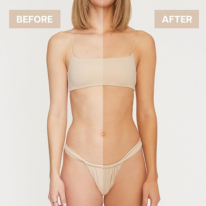 Nuda Self Tanning Water Mousse - Light to Medium | Streak & Transfer-Free Clear Self Tanner | Hydrating Sunless Tanner for a Natural Look | Lightweight Fragrance-Free Self Tanning Mousse, (6.4 Fl Oz)