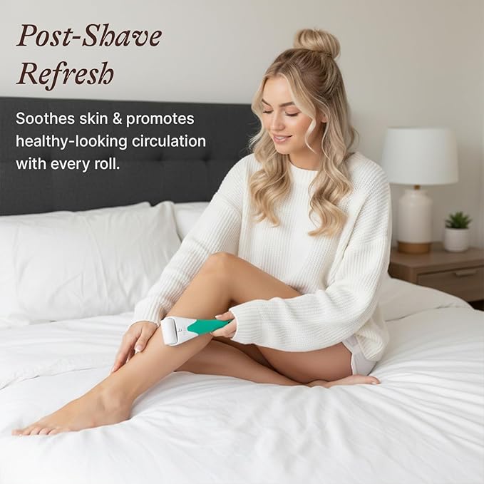 Ice Roller for Face - Smoothes Fine Lines & Wrinkles, Face & Eye Roller for Puffy Eyes, Skin Care Massager, Beauty Gift That Helps Relieve Migraines, Facial & Spa Gifts for Women