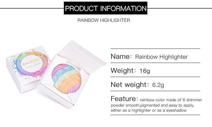 Pro 6 Colors 3D Baked Rainbow