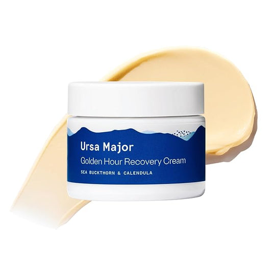 Ursa Major Golden Hour Face Moisturizer | Vegan Recovery Cream for Daily Facial Moisturizing | Repair & Hydrate | Natural Formula for All Skin Types | Cruelty Free & Non-Toxic 1.57 oz
