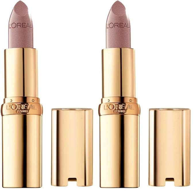 L'Oreal Paris Colour Riche Original Creamy, Hydrating Satin Lipstick with Argan Oil and Vitamin E, Silverstone, 1 Count (Pack of 2)