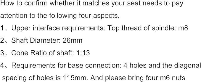 DYNAMI Barber Chair Hydraulic Pump,4 Bolt Salon Chair Replacement Hydraulic Pump,Adjustable Height 4.3in, Load 440Lbs,for Salon Tattoo Stylist Barber Chair(4 Screw Pump)