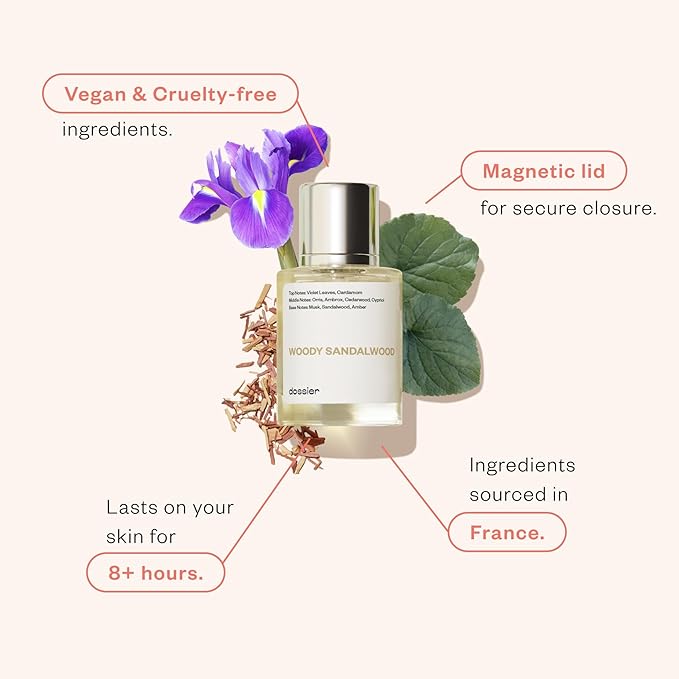 Dossier - Eau de Parfum - Universal Crowd Pleasers 50 ML Trio Set - Ambery Saffron - Woody Sage - Woody Sandalwood - 3x Fragrance 1.7 Fl oz