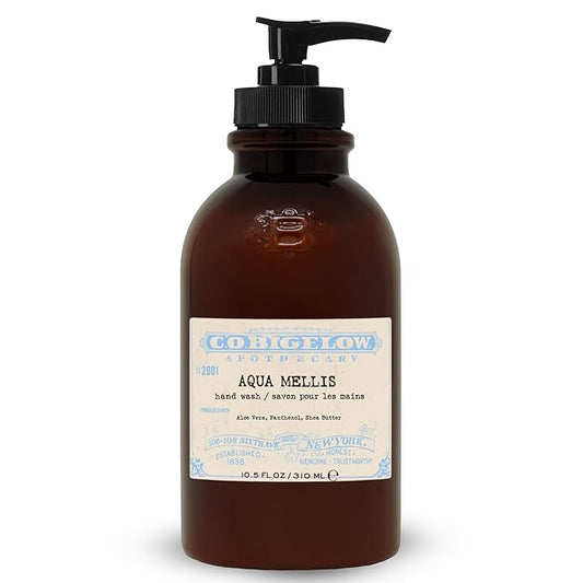 C.O. Bigelow Aqua Mellis Hand Wash, Iconic Collection Liquid Hand Soap with Shea Butter, Glycerin, Aloe Vera, 10.5 Fl Oz