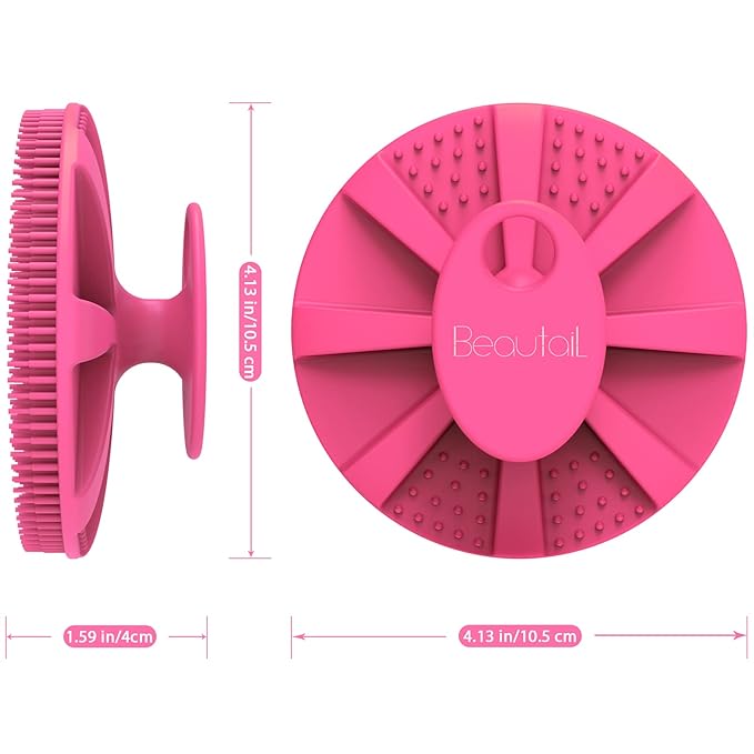 Silicone body scrubber shower bath