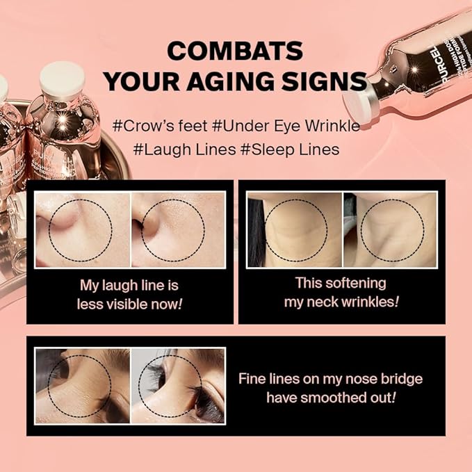 82% High Dose Peptide Formula - Serum with Multicollagen, Peptide for Firmer and Youthful Skin, Light and Gentle Formula, Anti-Aging, 1.01 oz