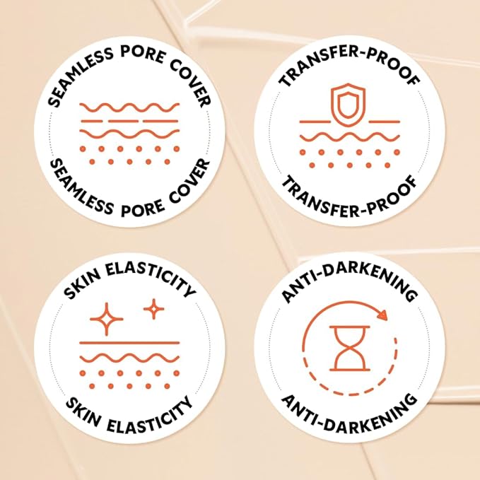 TIRTIR Mask Fit Ai Filter Cushion Foundation | AI-Like Semi-Matte Finish - Up to 72-Hour Medium to Full Coverage Korean BB Cushion Make up Beauty, #25C Cool Taupe, 0.63 Fl Oz