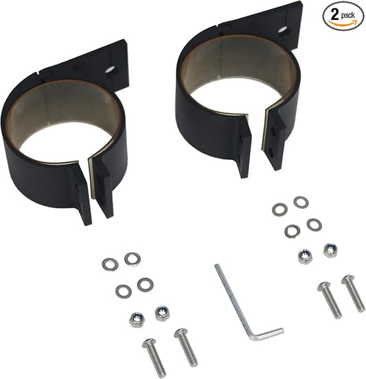 2.5 Inches Tube Clamp Mounting Bracket for Bull Bar and Any 2.5 Inches Round Tube Bar to Mounting LED Spot Lights and LED Light Bar,LED Round Spot Light