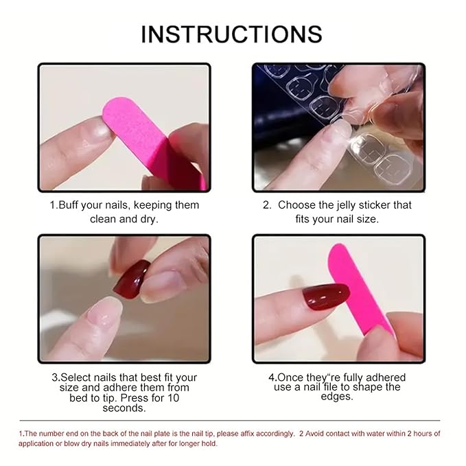 24Pcs Red Flower Press on Nails Medium Almond Fake Nails with 3D Floral Beads Designs Full Cover Acrylic False Nail Tips Tortoise Shell Gold Star Glue on Nails for Women Manicure Kit