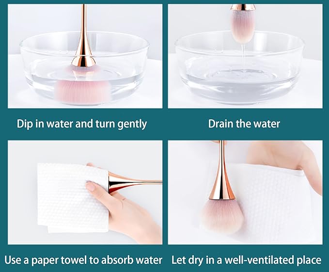 1Pcs /1Oz Empty Loose Powder Container and 1Pcs Powder Brush 30ml