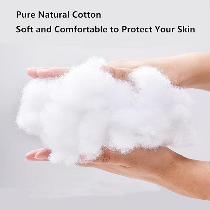 2 Packs Safety Cotton Swabs with Large Tip, Baby Cotton Buds 216pcs