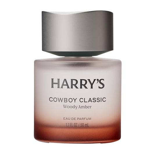 Harry's Cowboy Classic Men's Cologne - Woody Amber Scent - 1.7 fl oz - Notes of Bergamot, Cedarwood & Musk - Long-Lasting Eau de Parfum Men's Fragrance