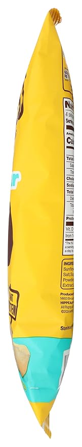 Hippeas Chickpea Puffs, Vegan White Cheddar, 4 Ounce (Pack of 1), 4g Protein, 3g Fiber, Vegan, Gluten-Free, Crunchy, Plant Protein Snacks