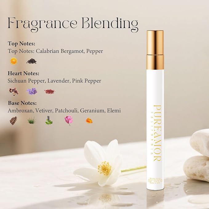 Pheromones Cologne for Men, Pepper, Bergamot and Woddy Eau de Parfun for Men, Long Lasting Mens Pheromones Cologne Spray, 0.41 fl.oz Travel Perfume Spray