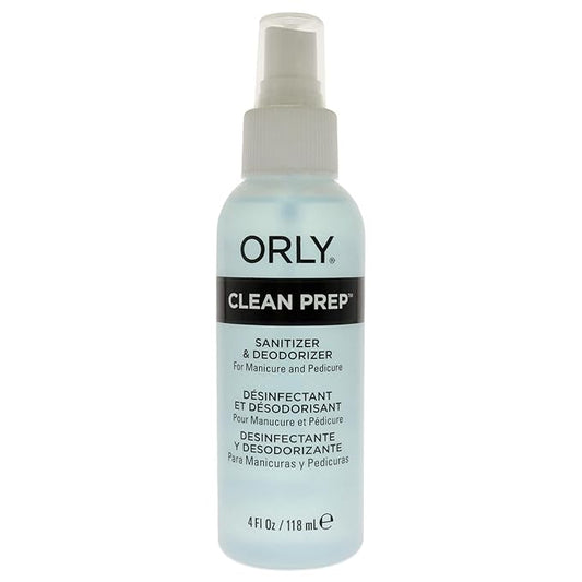 Orly Clean Prep Sanitizer and