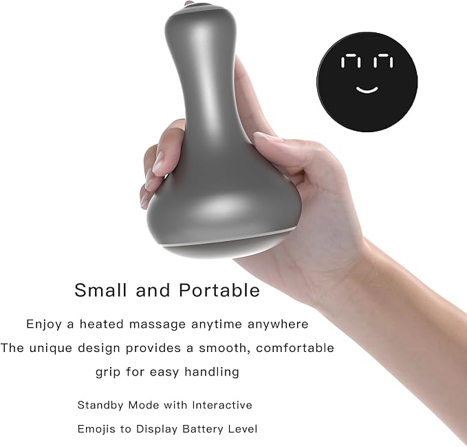 Hot Stones for Massage, Hot Stones Muscle Massage with Warmer, Wireless Natural Bian Stone Electric Gua Sha for Home Spa