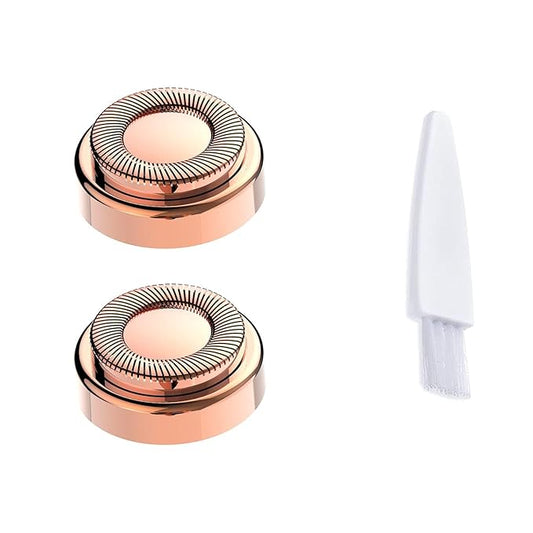 Facial Hair Remover for Women Replacement Heads for Generation （2PC）- as Seen on TV Painless Face Shaver -Mini Hair Remover, Electric Razor Shaver Portable