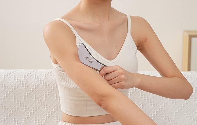 STICKON Gua Sha Massage Tool Stainless Steel Gua Sha Scraping Massage Tools IASTM Tools Great Soft Tissue Mobilization Tool(STICKON-20)