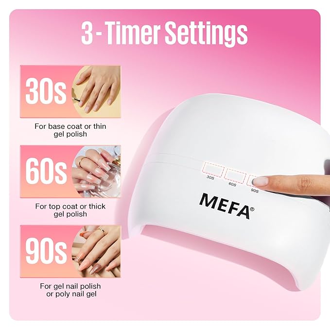 MEFA UV Nail Lamp, 72W