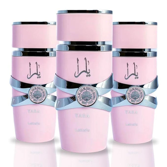 Lattafa Yara for Women Eau de Parfum Spray, 3.4 Ounce (Pack of 3)