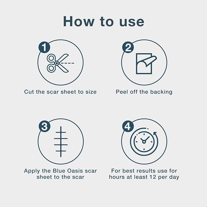 Silicone Scar Sheets Tape, Strips