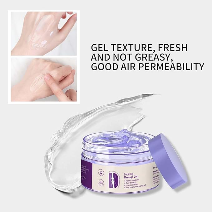 Joint Gel Purple Gel- Soothing Cooling Cream,Soothing Relief Massage Gel for Back, Neck, Hands, Knee, CoolingGel Formula, 100g (1)
