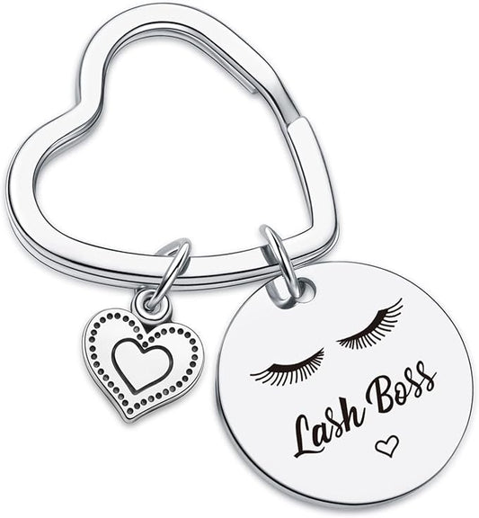 Lash Boss Appreciation Jewelry Beauty Lashes Girl Jewelry Daughter Gift Best Friend Keychain