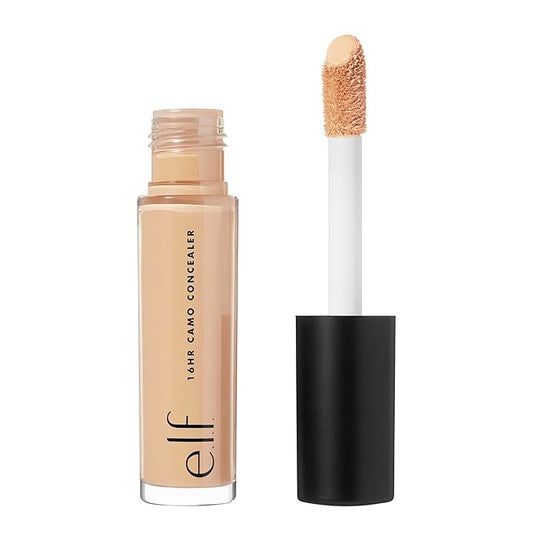 e.l.f. 16HR Camo Concealer, Full-Coverage, Highly-Pigmented Face Concealer With A Matte Finish, Crease-proof, Vegan & Cruelty-Free, Tan Neutral