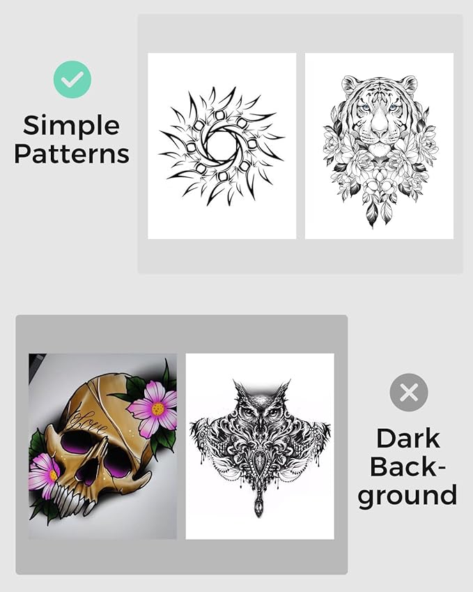 Phomemo Bluetooth Tattoo Stencil Printer, Thermal Tattoo Transfer Machine for Artists & Beginners, Compatible with Phone & PC, with Storage Case & 10Pcs Free Transfer Paper, Grey