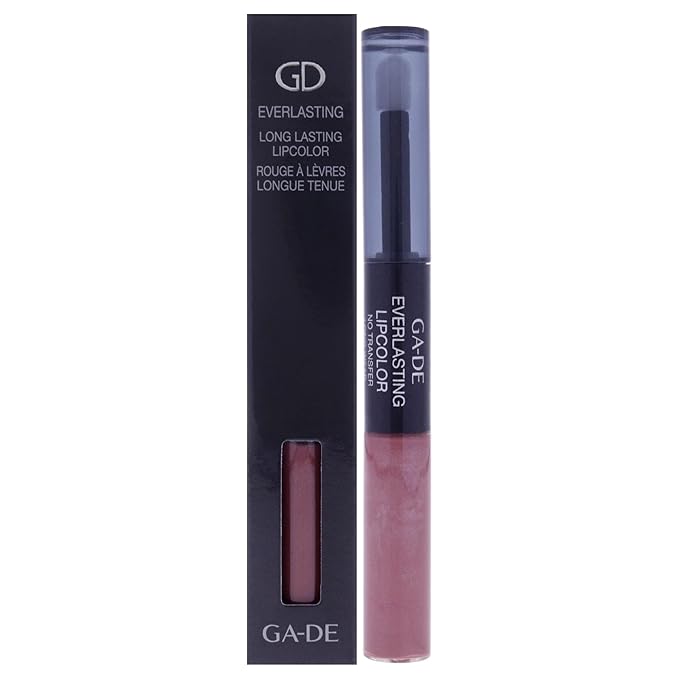 GA-DE Everlasting Lip Color, 28 - Full Coverage, Non-Oily, Moisturizing, Long Lasting Lipstick - Dries Quickly into Ultra-Thin Film - 0.28 oz