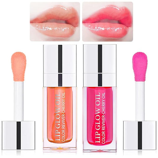 2 Set Lip Oil Hydrating Tinted