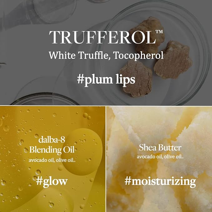 d’Alba Italian White Truffle Nourishing Serum Lip Butter, Vegan Skincare, Hydrating Lip Care with White Truffles for All Skin Types, Glowy Finish, Safe for Sensitive Skin…