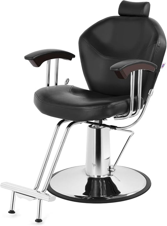 Artist hand Stylist Chairs for Salon All Purpose Barber Chair Reclining Salon Chair, Both Sides Levers for Left-Handed