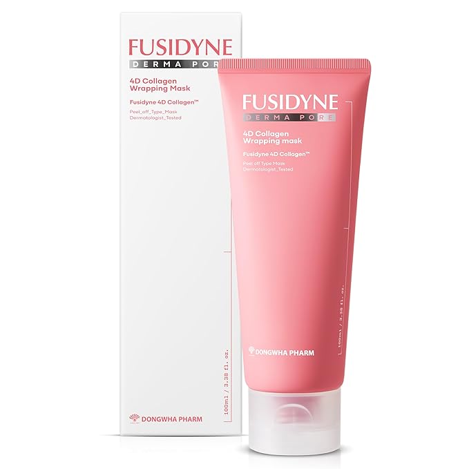 Derma Pore 4D Collagen Wrapping Peel Off Mask Pack Minimizing & Tightening Pores 4D Collagen Korean Collagen Mask 3.38 fl.oz Poreless Face Mask For Glowing Skin Korean Glass Skin