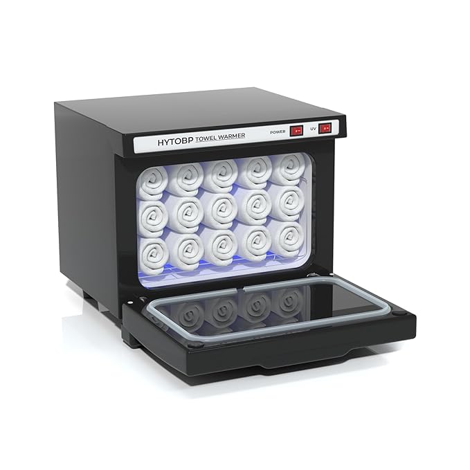 Hot Towel Warmer for Spa, 9L Small Professional Mini Towel Warmer Cabinet for Facial, Esthetician Towel Heater for Beauty&Salon(9L-Black)