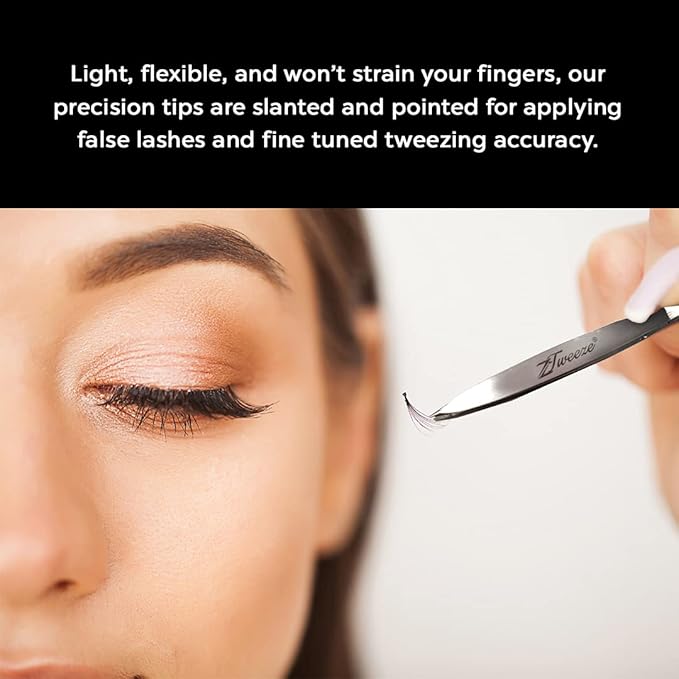 F.A.R.A.H Professional Z-Tweeze Dual Ended Tweezer - Steel Stainless Steel Tweezers