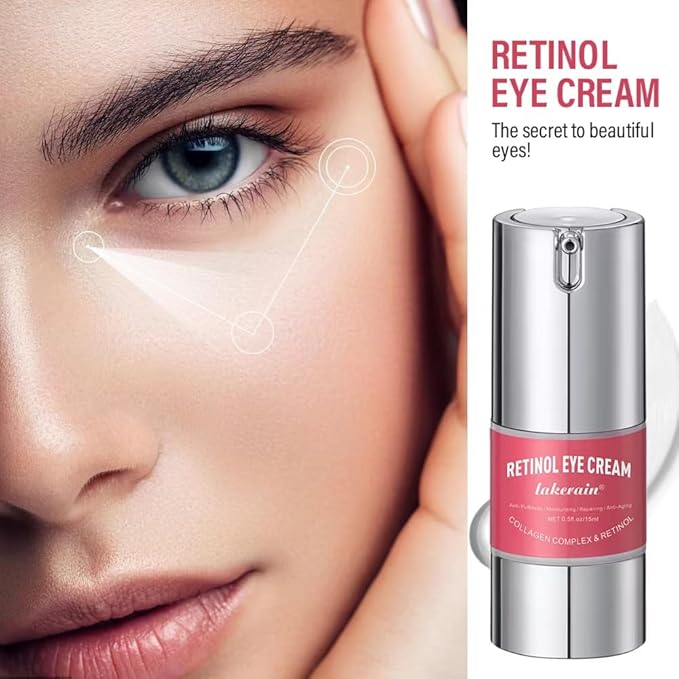 Retinol Eye Cream, Under Eye Cream Anti Aging,Retinol Eye Stick, eliminate puffiness, smooth fine lines, improve eye skin.Retinol Face Cream