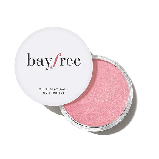 bayfree Multi Glow Balm, Cream Blush for Cheeks, Blush Balm Face Makeup, Radiant Finish, Hydrating, Creamy, Lightweight & Blendable Color, Face Makeup, 0.63 Oz (Peony Garden)