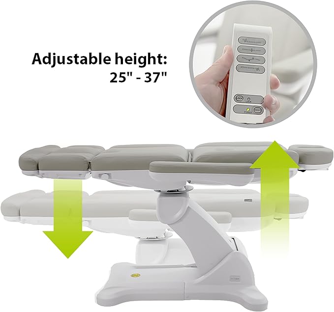 SKINACT Malibu Electric Medical Spa Treatment Table (Taupe)