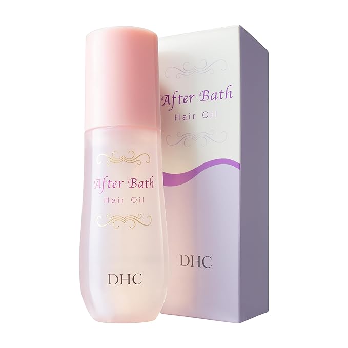 DHC After Bath Hair Oil, Shine-Enhancing Hair Oil, Lightweight, Leave-In Oil, Smoothing, Frizz-free, Ideal for All Hair Types, 3.3 fl. oz.