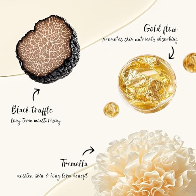 CATKIN Face Makeup Primer Base Ultra Hydrating Essense Natural Glow Finish for Dry Skin Blur Pores Infused with Black Truffle Serum & Hyaluronic acid Translucent Oil Free Formula