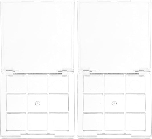 2pcs Empty Lipstick Palette Clear Lipstick Case Mini