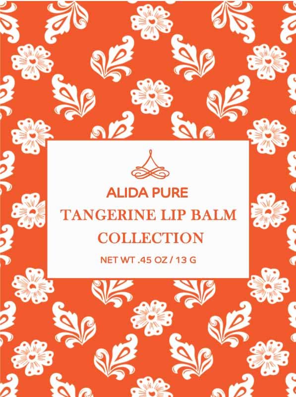 Tangerine Lip Balm, Vegan Lip Balm Lips,