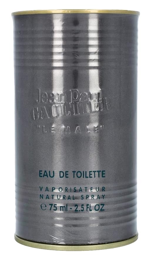 Jean Paul Gaultier Le Male Eau De Toilette Spray for Men, 2.5 Ounce