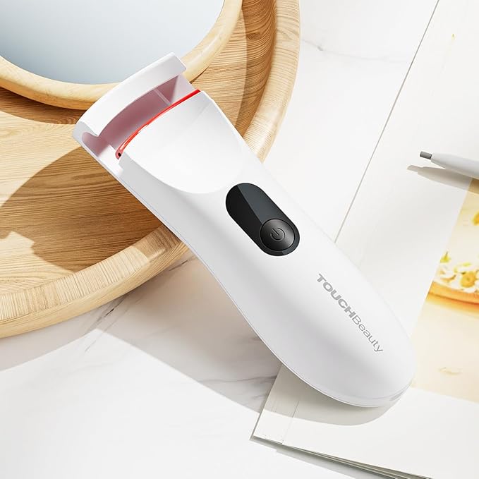 TOUCHBeauty Heated Eyelash Curler,Rechargeable Electric Eyelash Curler with LED Display,3-Level Adjustable Temperature,Rechargeable Natural Curling 24H Long Lasting for Women AG-2316