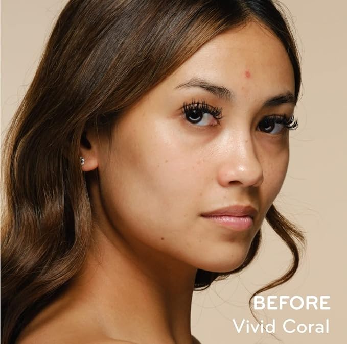 pürlisse Blush Glow BB Cheek Color - Dewy Liquid Blush for Cheeks - Enriched with Vitamin E & Hyaluronic Acid - Creamy, Lightweight & Buildable - Hydrating & Nourishing - Vivid Coral (0.34 Fl oz)